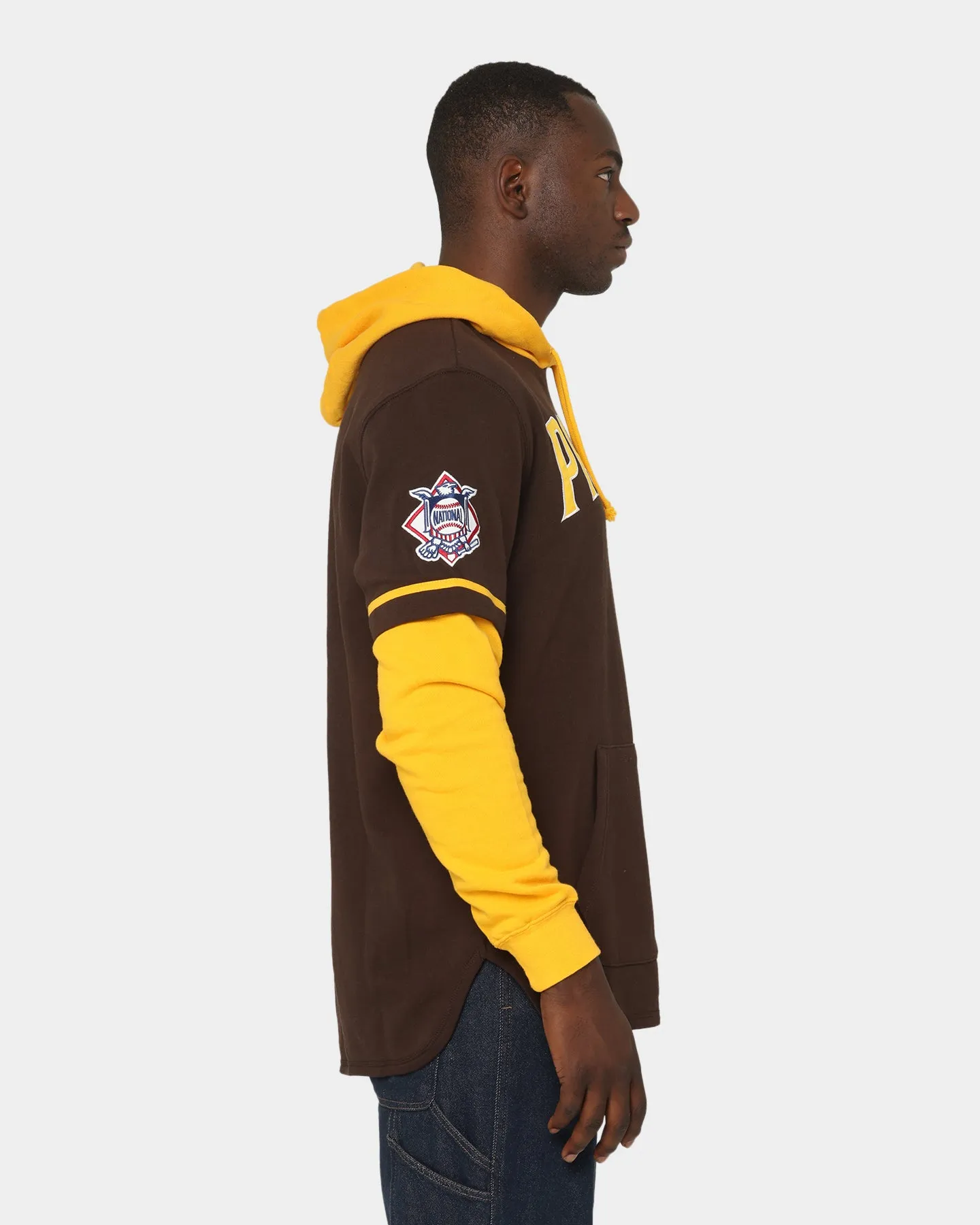 47 Brand San Diego Padres Shortstop Kapuzenpullover Braun