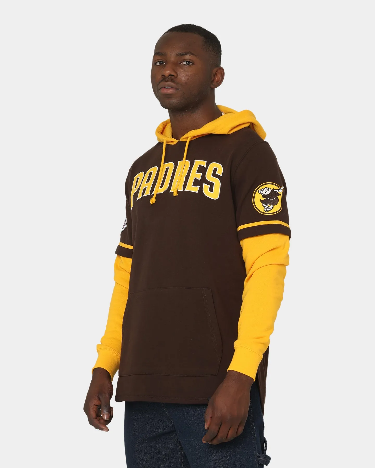 47 Brand San Diego Padres Shortstop Kapuzenpullover Braun