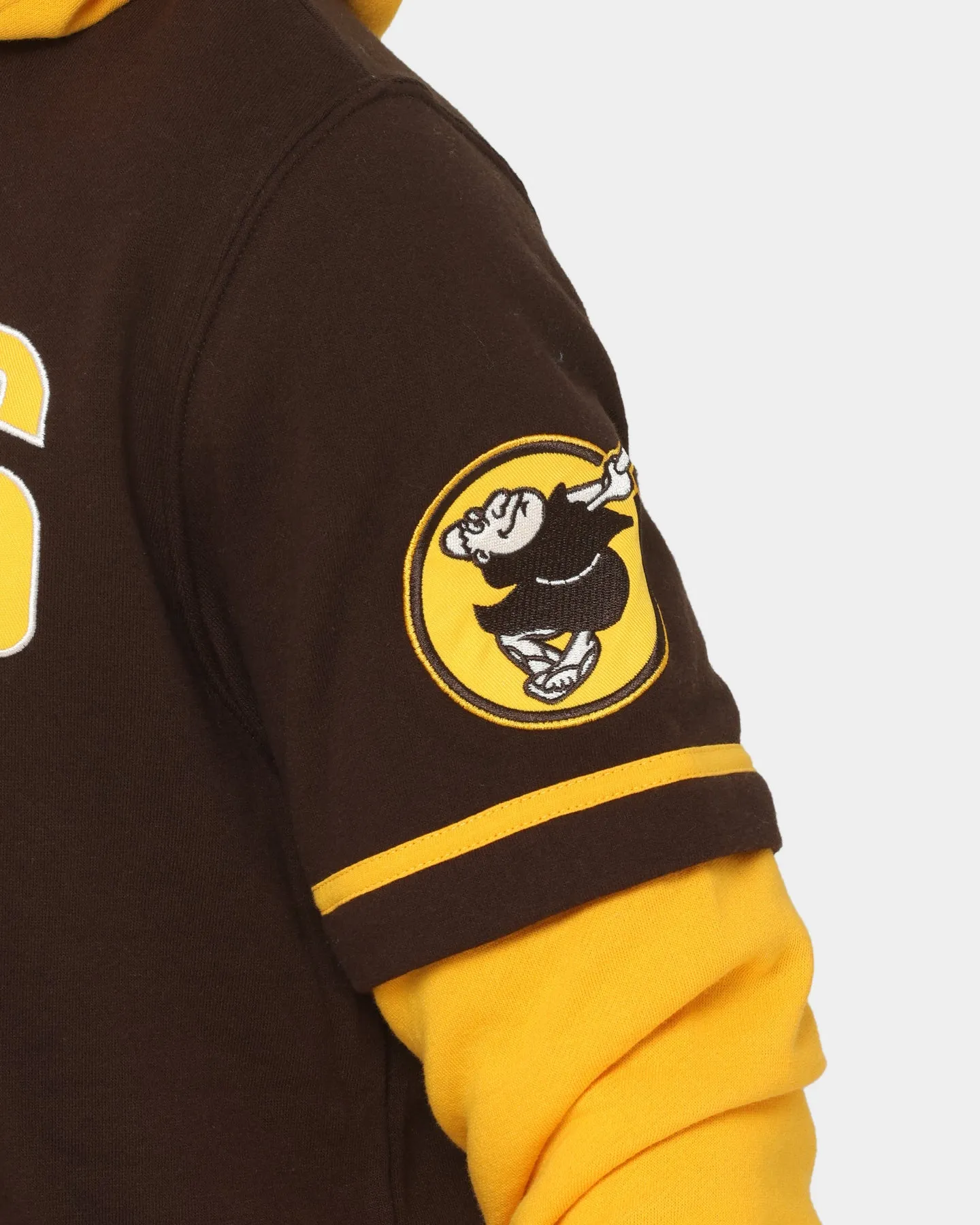 47 Brand San Diego Padres Shortstop Kapuzenpullover Braun