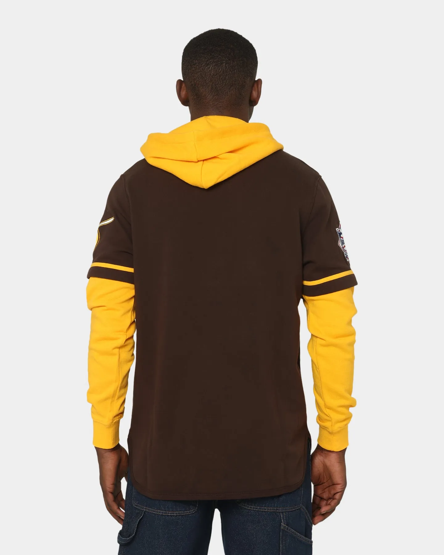 47 Brand San Diego Padres Shortstop Kapuzenpullover Braun