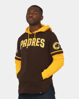 47 Brand San Diego Padres Shortstop Kapuzenpullover Braun