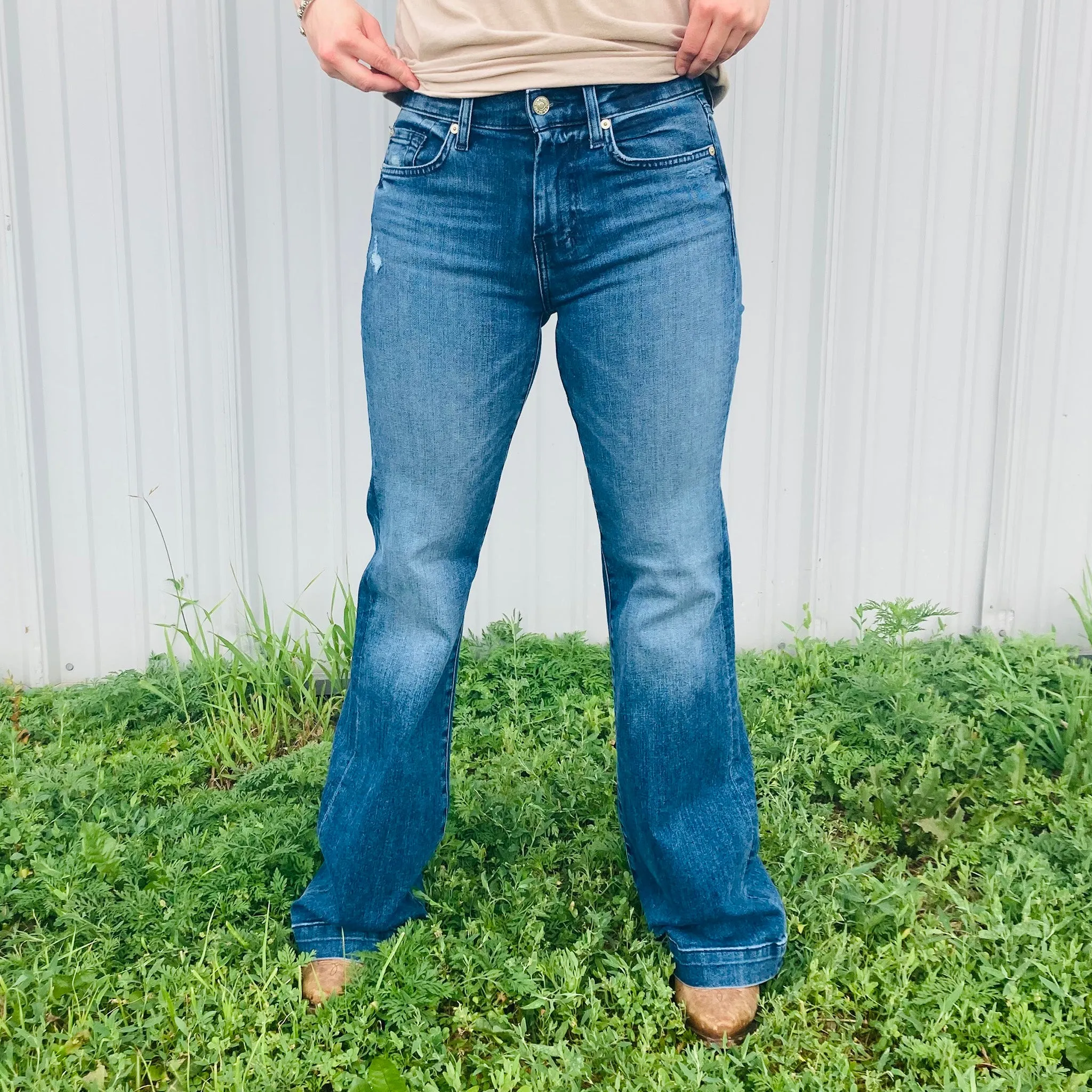 7 For All Mankind LKB Maßgeschneiderte Dojo-Hose Jeans