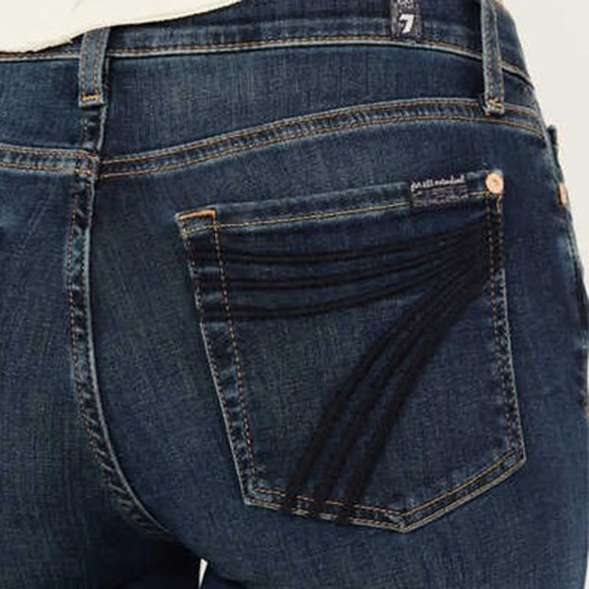 7 For All Mankind Damen ATF Hose in Dunkelblau