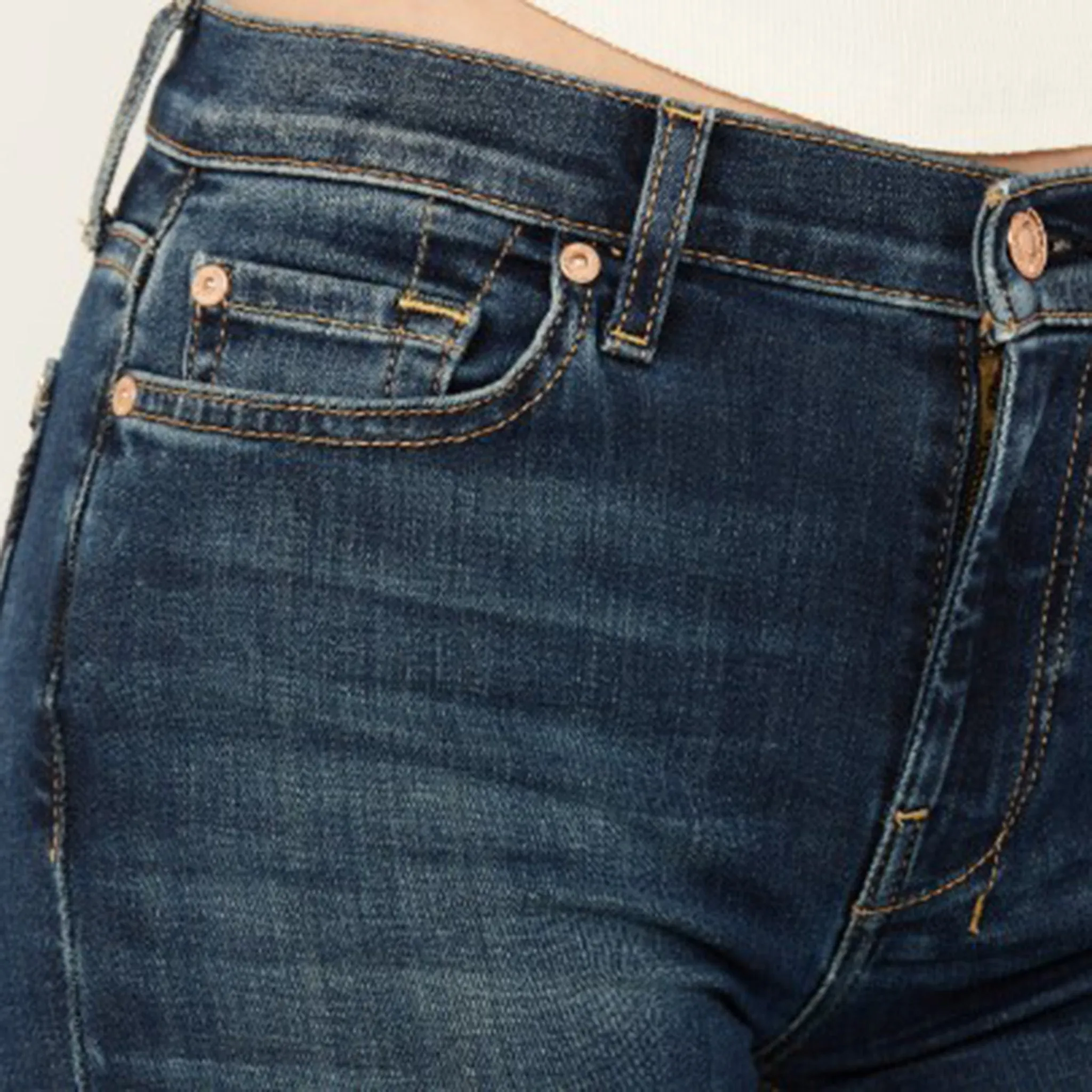 7 For All Mankind Damen ATF Hose in Dunkelblau