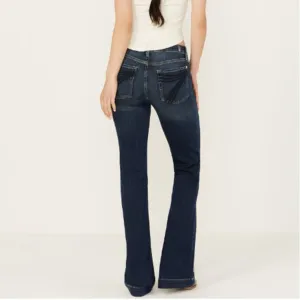 7 For All Mankind Damen ATF Hose in Dunkelblau