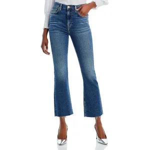 7 For All Mankind Damen High Waist Stretch Straight Leg Jeans