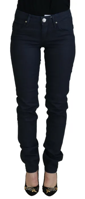 Acht Baumwolle Niedrige Taille Slim Fit Damen Freizeit-Damenjeans