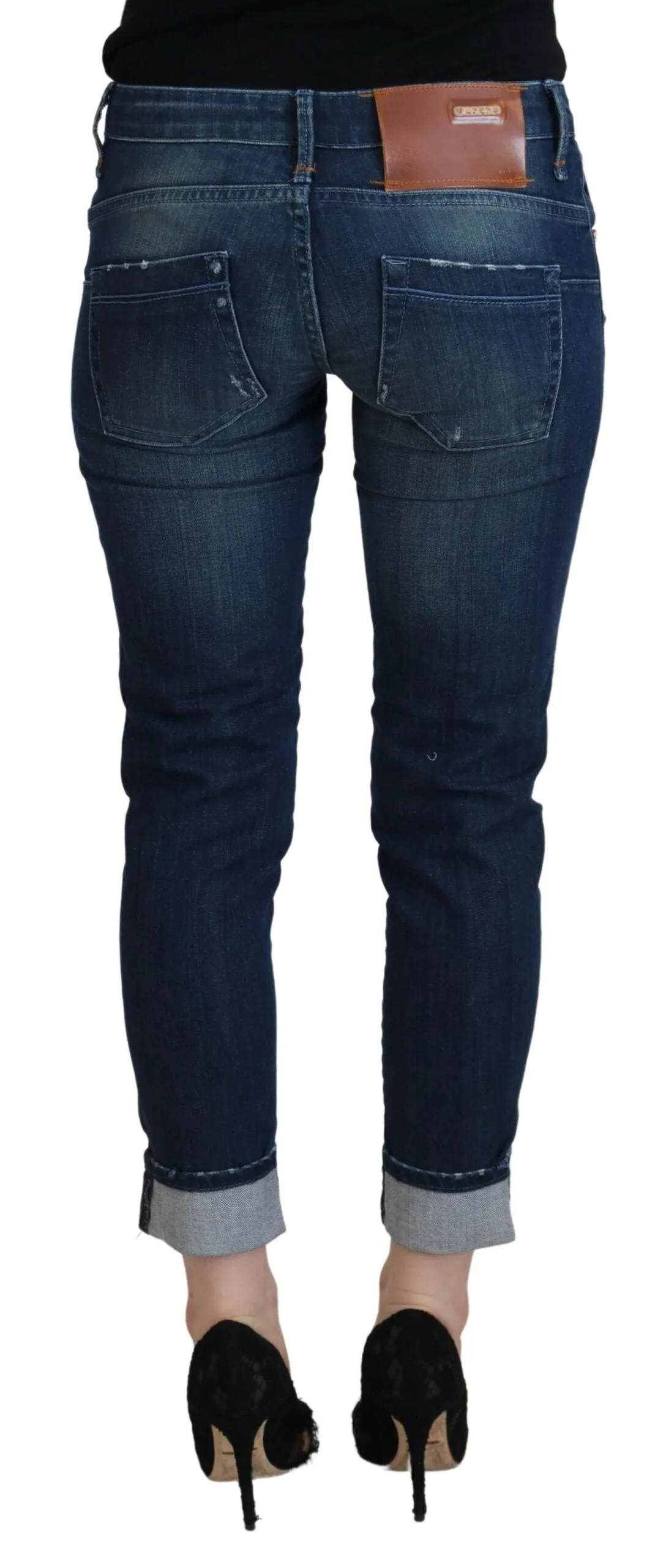 Acht Baumwolle Slim Fit Damen Casual Damenjeans