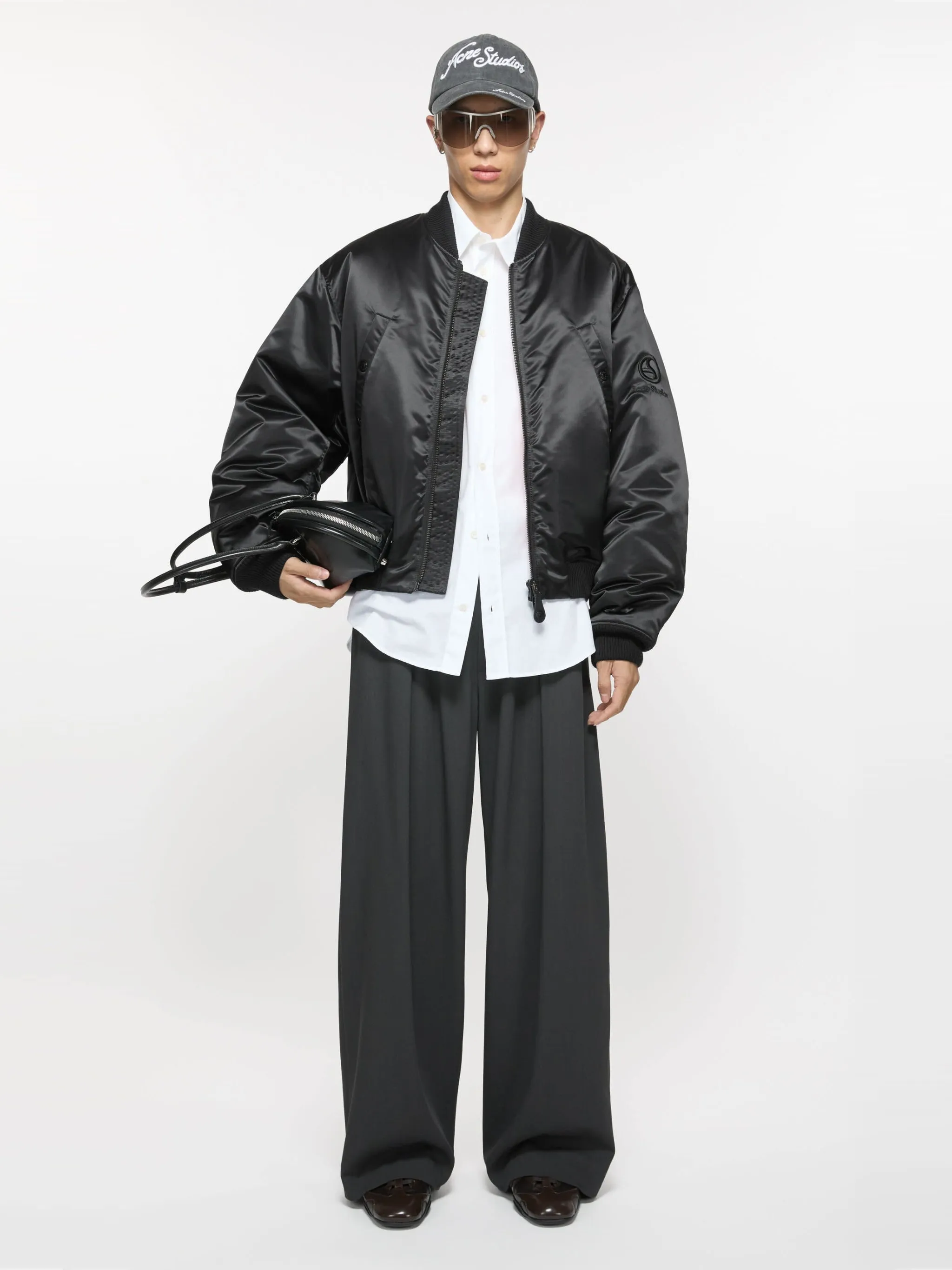 ACNE STUDIOS - Herren Logogramm Bomberjacke Bekleidung_acne-studios