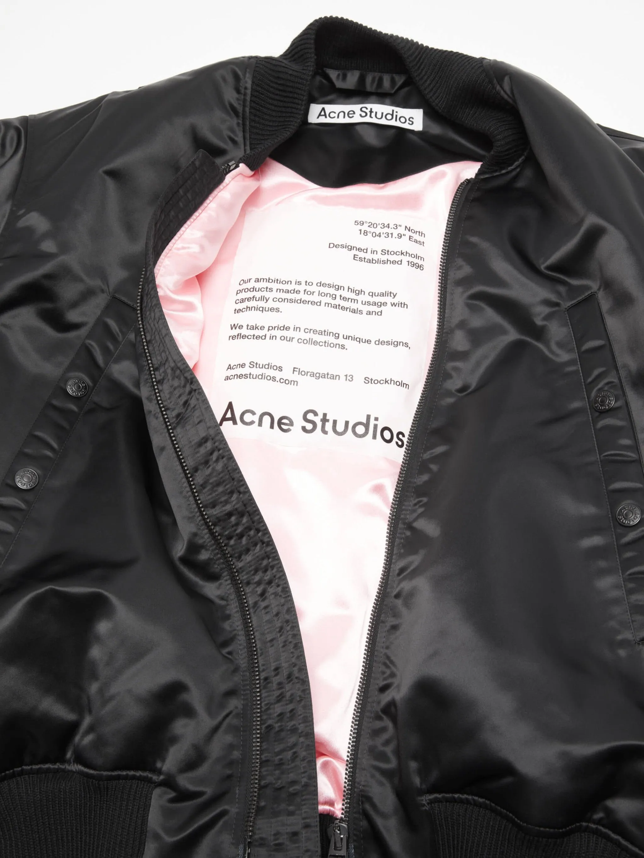 ACNE STUDIOS - Herren Logogramm Bomberjacke Bekleidung_acne-studios
