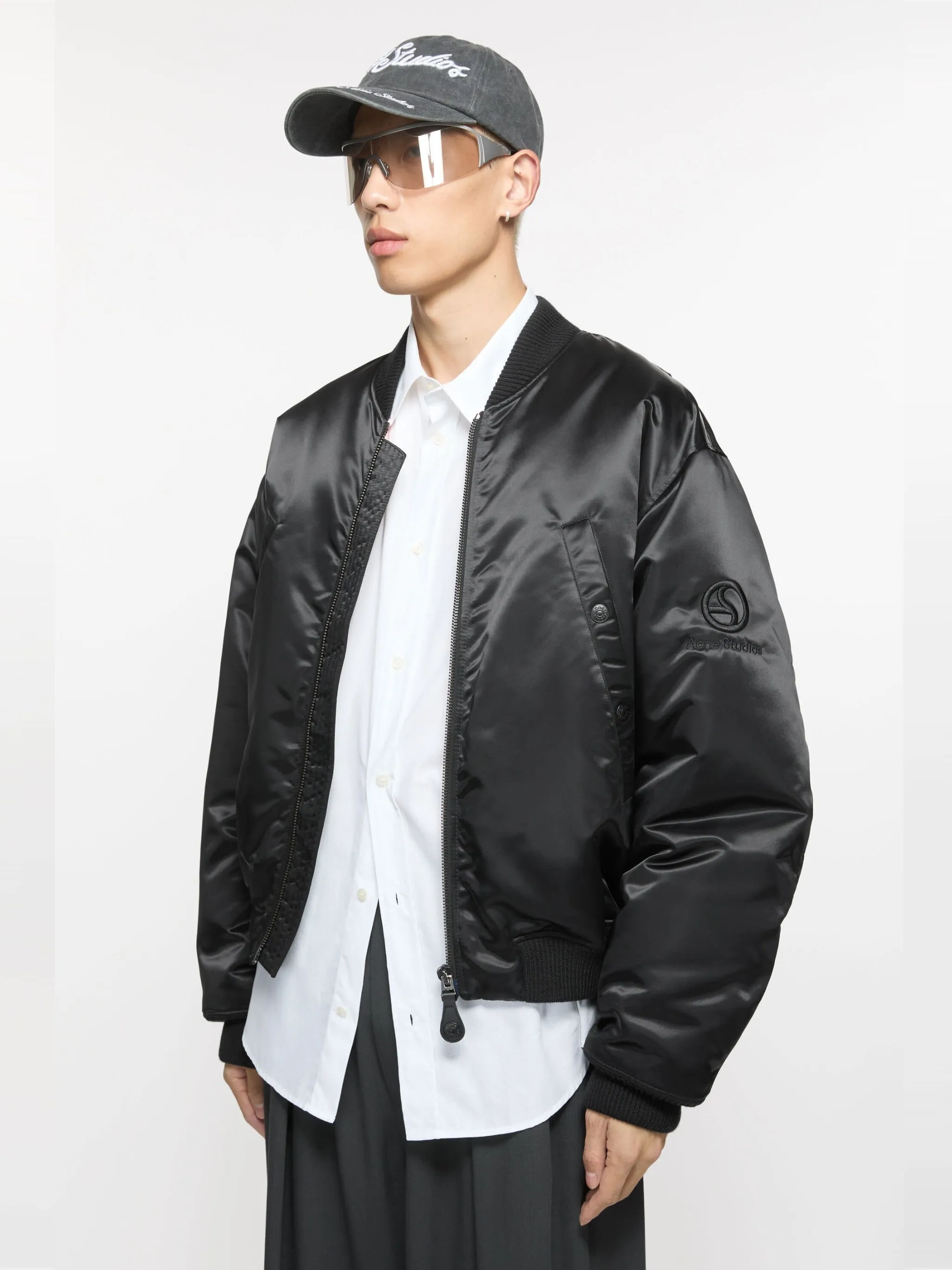 ACNE STUDIOS - Herren Logogramm Bomberjacke Bekleidung_acne-studios