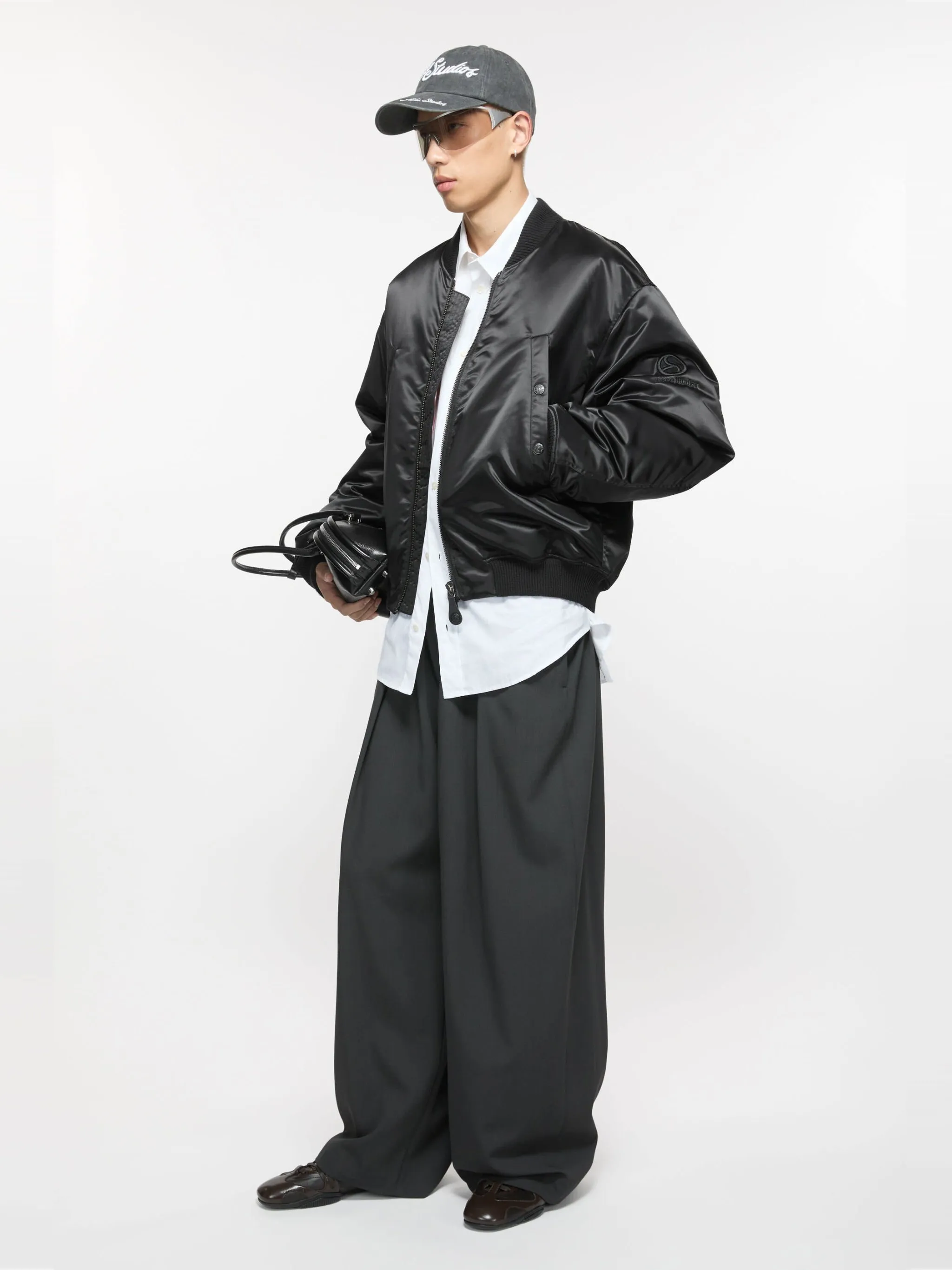 ACNE STUDIOS - Herren Logogramm Bomberjacke Bekleidung_acne-studios