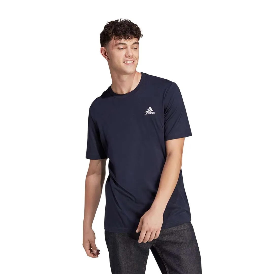 adidas - Herren Essentials Single Jersey T-Shirt mit kleinem Logo (HY3404)