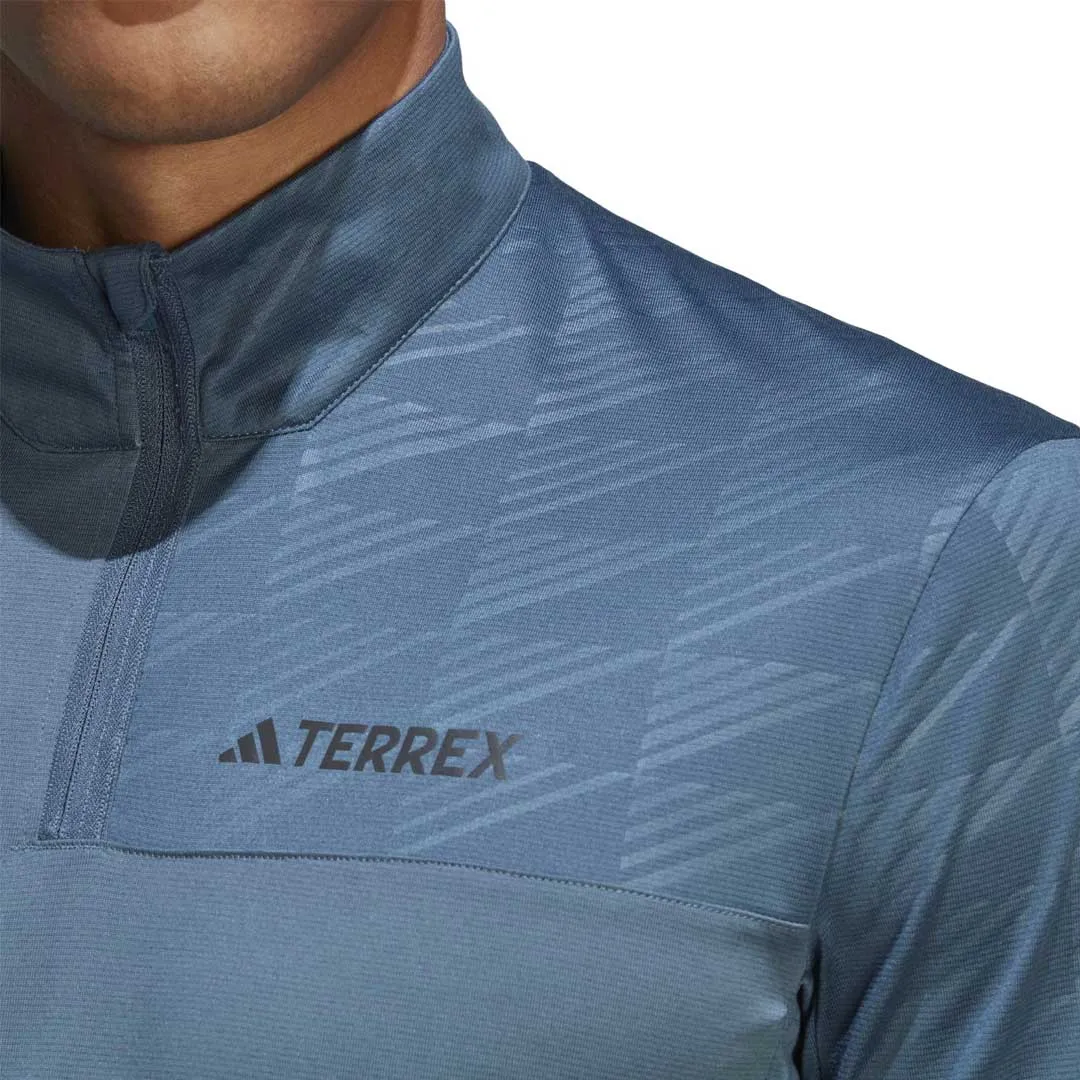 adidas - Herren Terrex Multi Halbzip Langarm T-Shirt (HM4020)