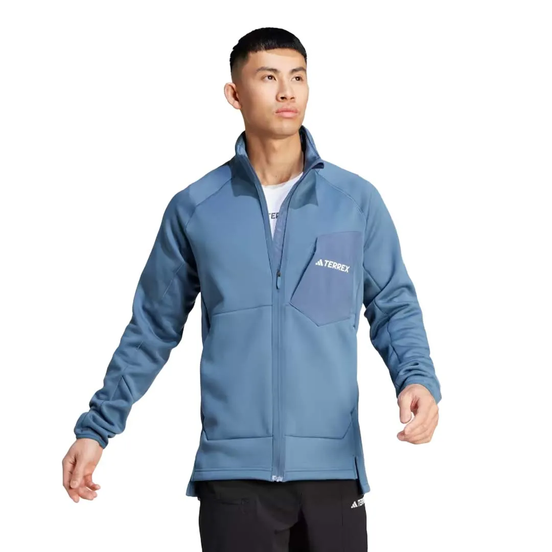 adidas - Terrex Xperior Mittelgewicht Fleece Full-Zip Jacke für Herren (IB1838)
