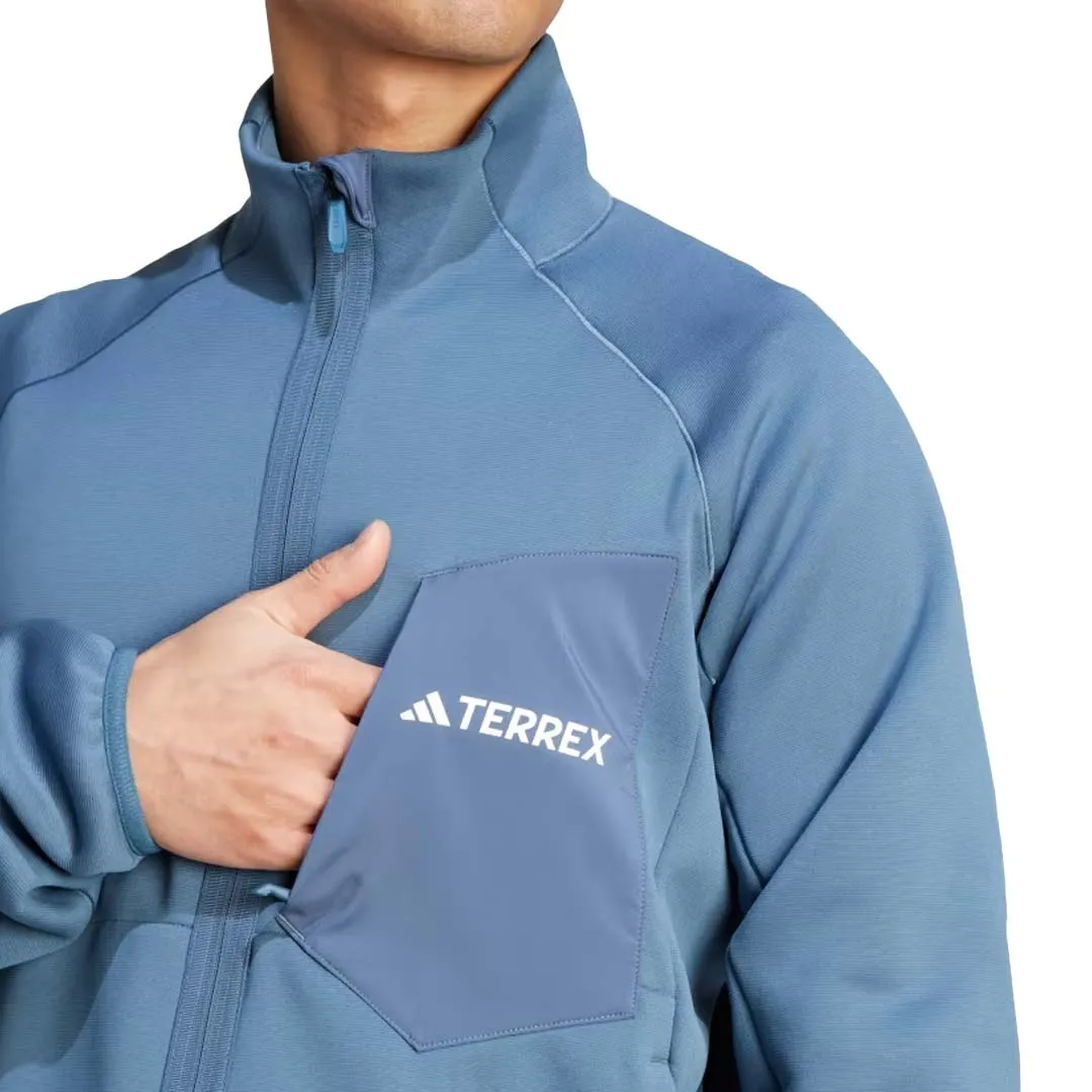 adidas - Terrex Xperior Mittelgewicht Fleece Full-Zip Jacke für Herren (IB1838)