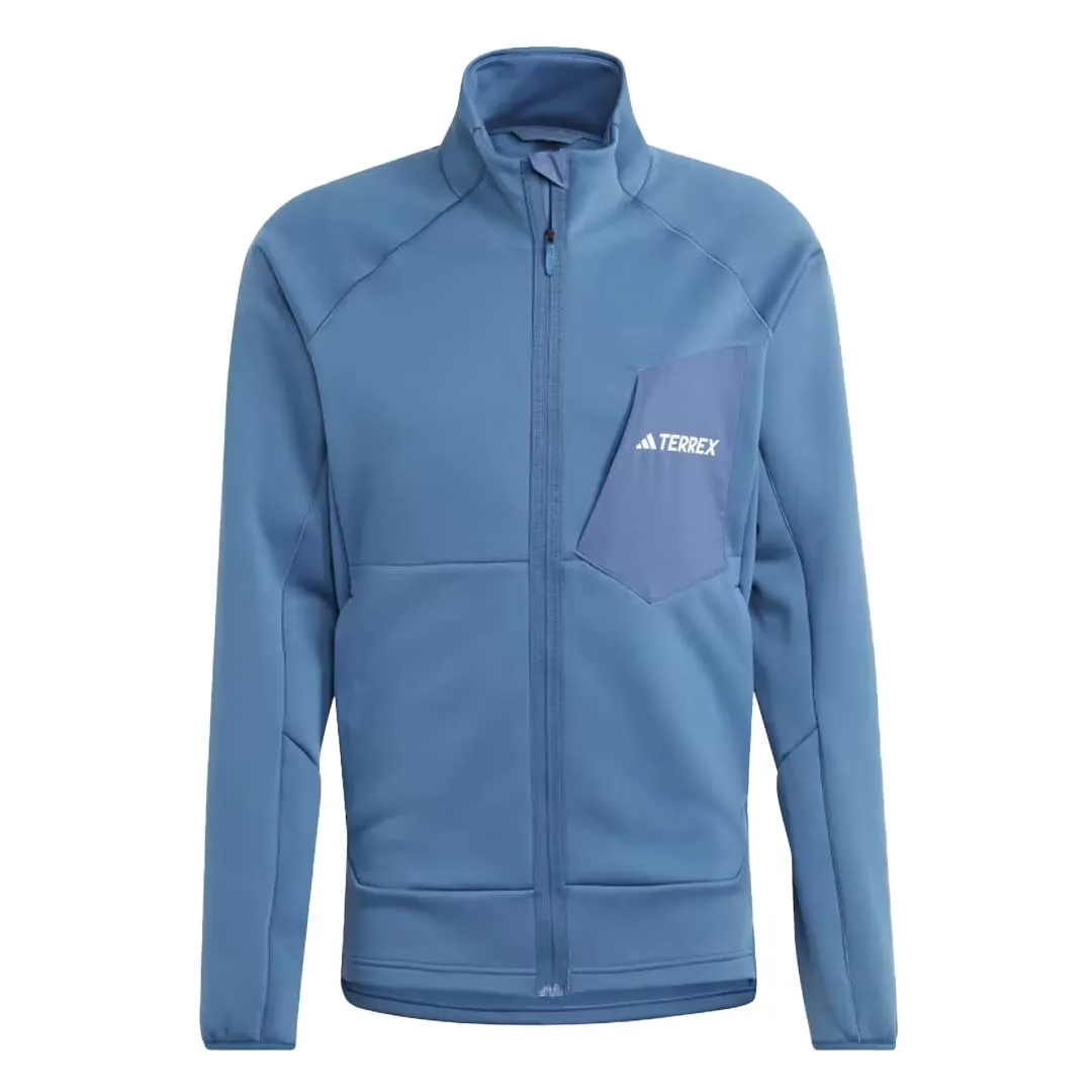 adidas - Terrex Xperior Mittelgewicht Fleece Full-Zip Jacke für Herren (IB1838)