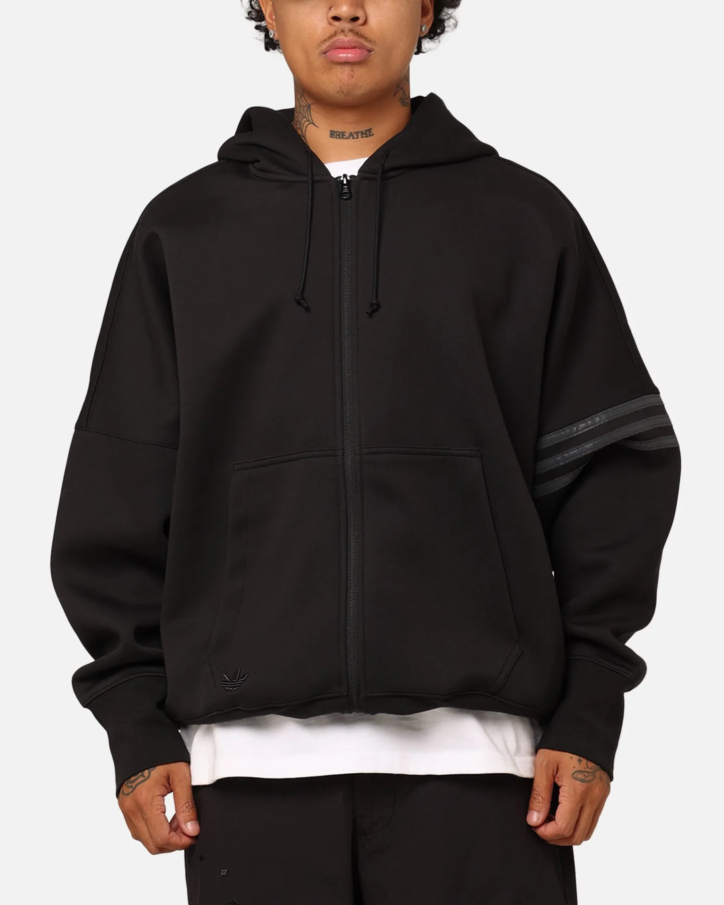 Adidas Street Neuclassics Full-Zip Hoodie Schwarz