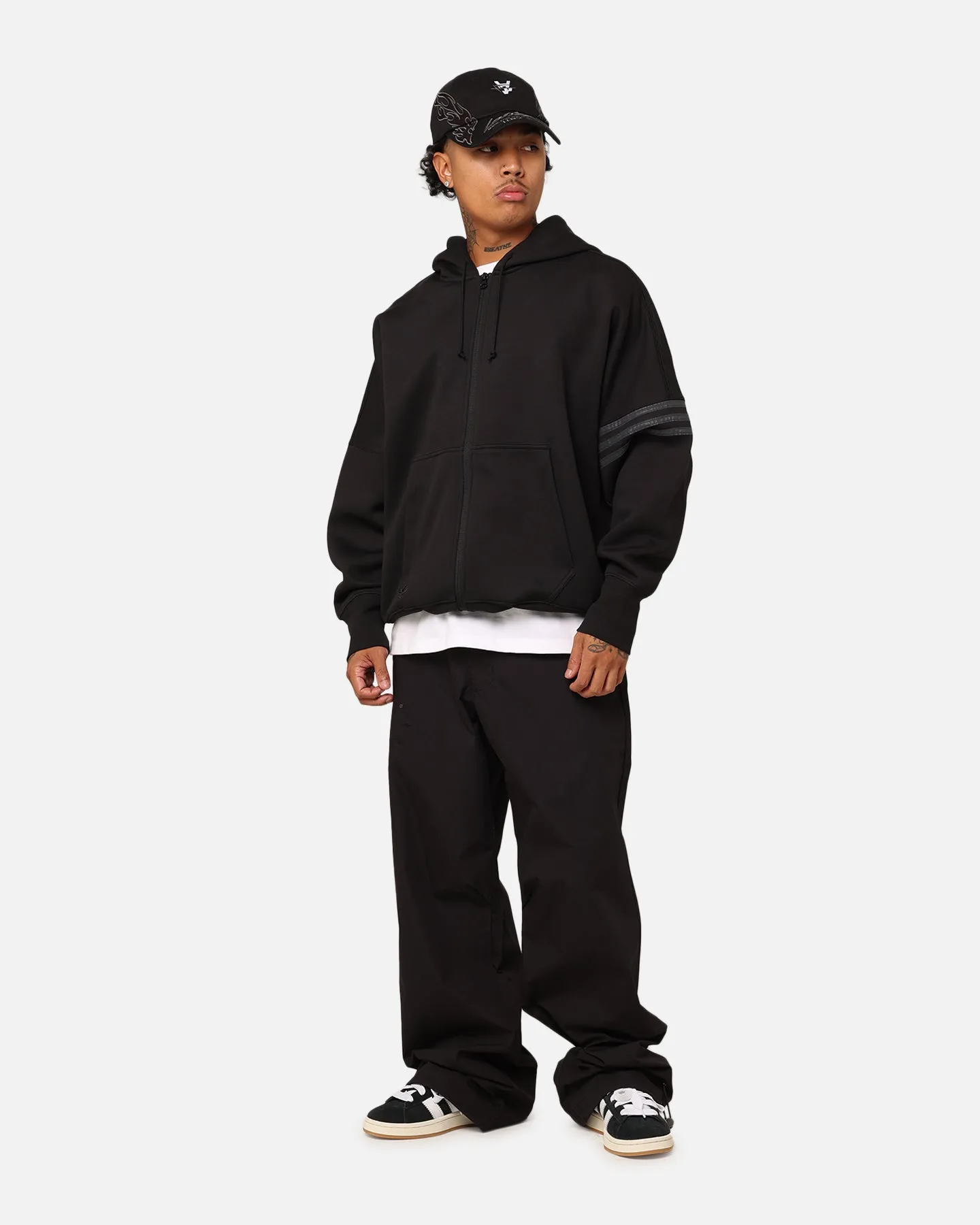 Adidas Street Neuclassics Full-Zip Hoodie Schwarz