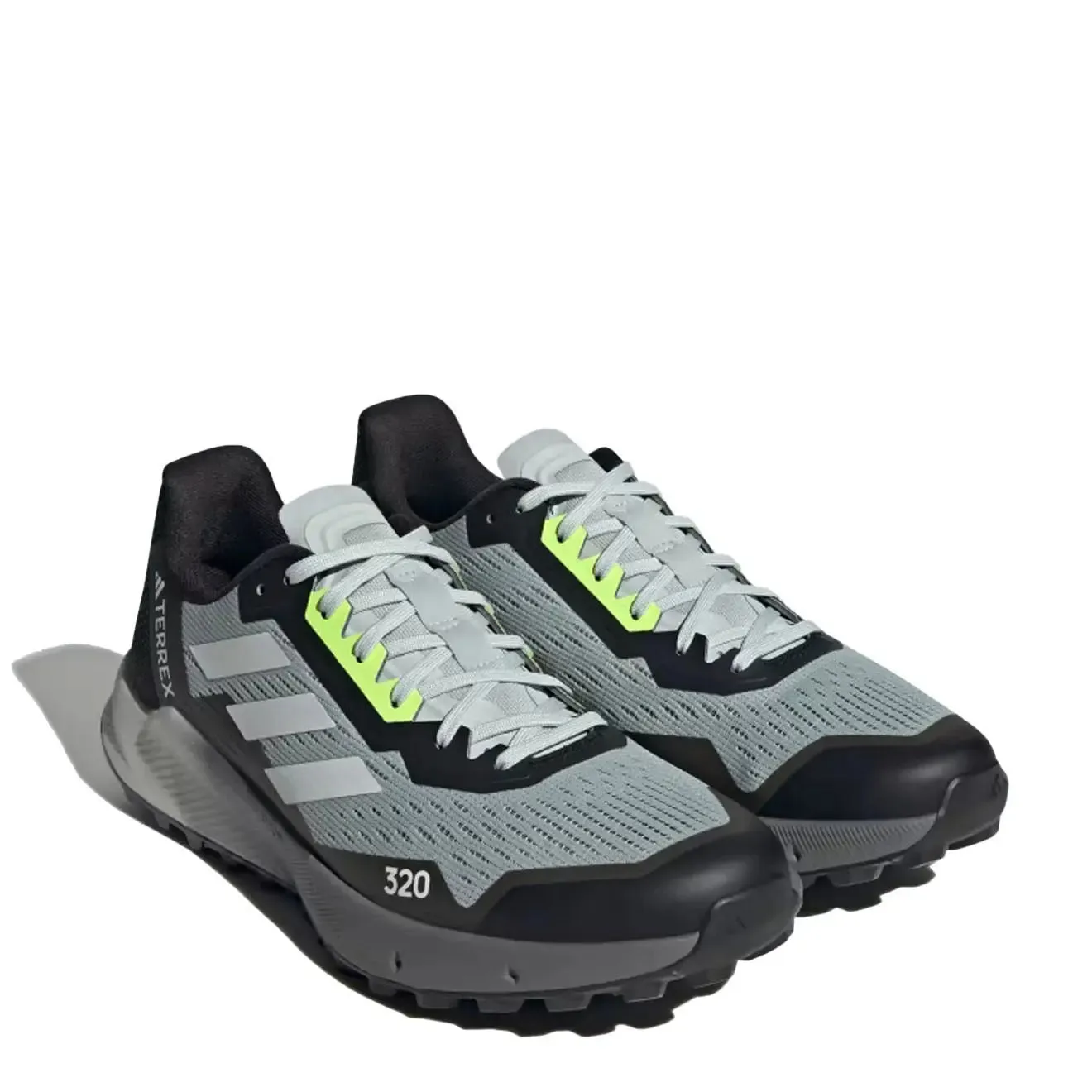 Adidas Terrex Agravic Flow 2.0 Trailrunning-Schuhe Wonder Silver / Kristallweiß / Leuchtendes Zitronengelb