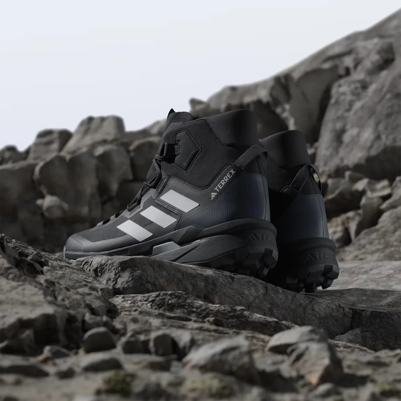 Adidas Terrex Skychaser Tech GORE-TEX Wanderschuhe Core Schwarz / Grau