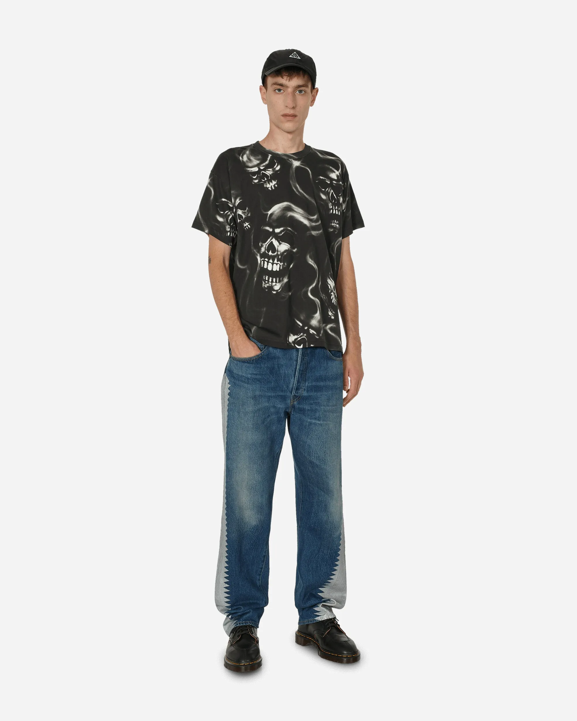 Airbrush T-Shirt Schwarz