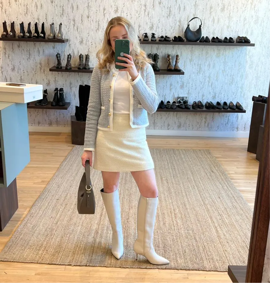 Alassio - Leder in Latte-Optik