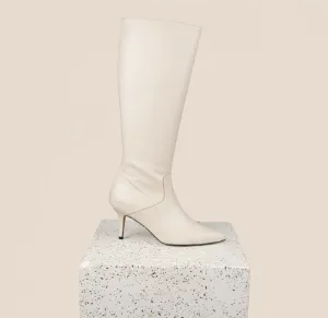 Alassio - Leder in Latte-Optik