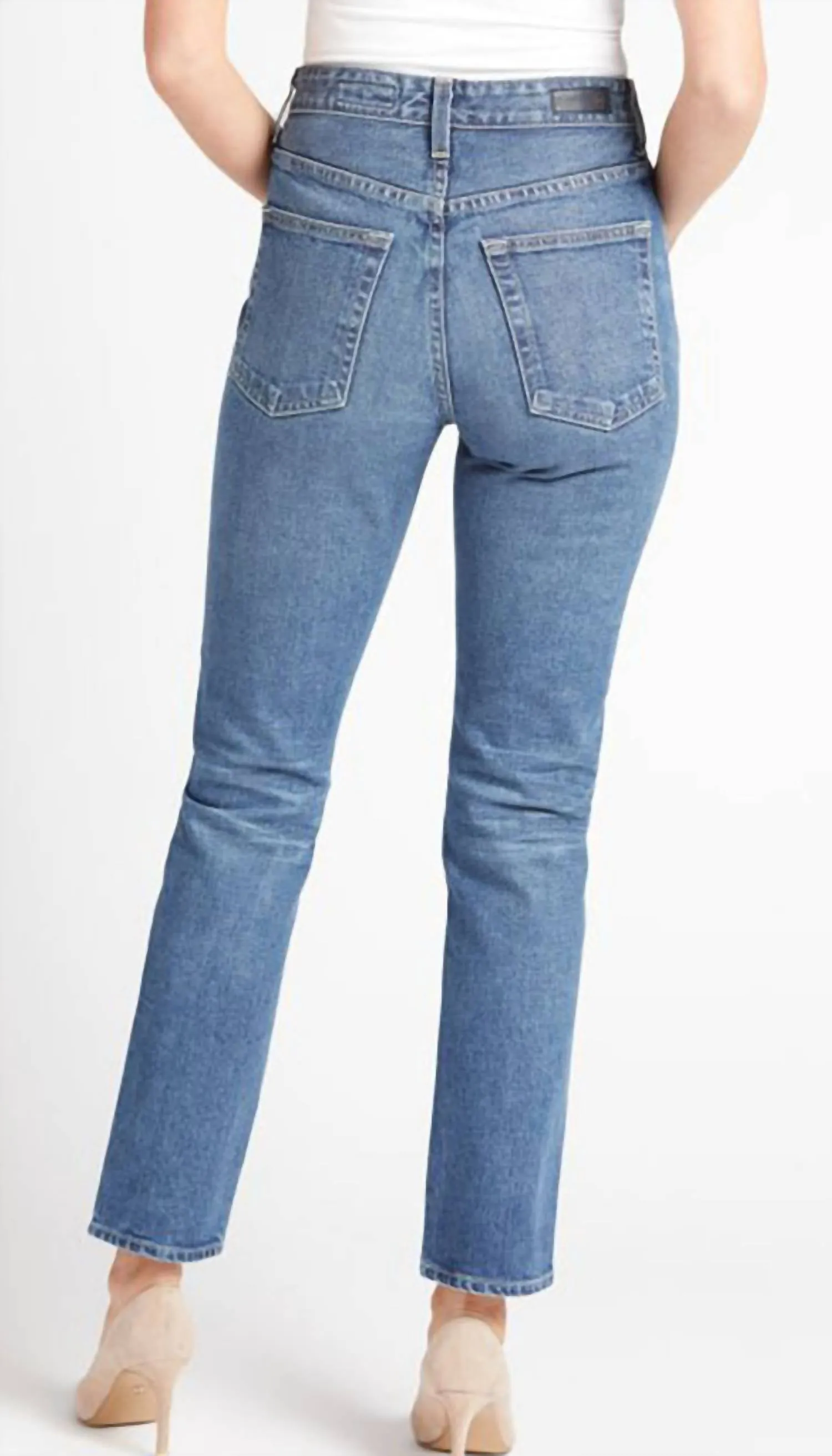 Alexxis High Rise Slim Jeans In 10Gelb