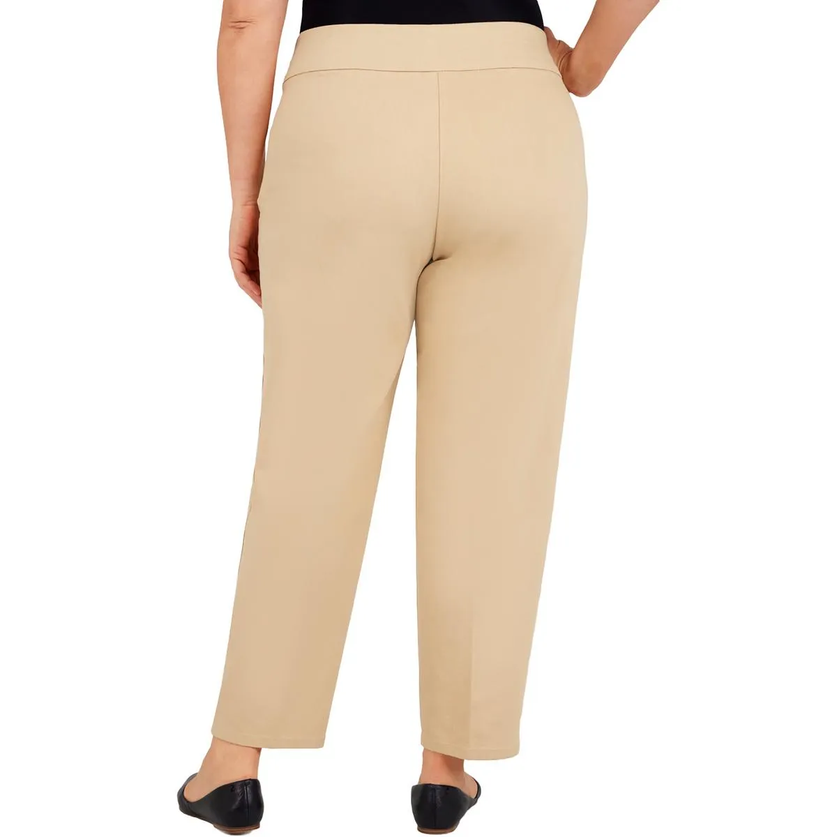 Alfred Dunner Damen Plus High Waist Stretch Jeans mit geradem Bein
