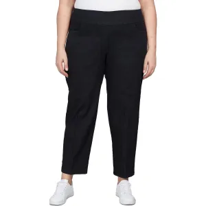 Alfred Dunner Damen Plus High Waist Stretch Jeans mit geradem Bein