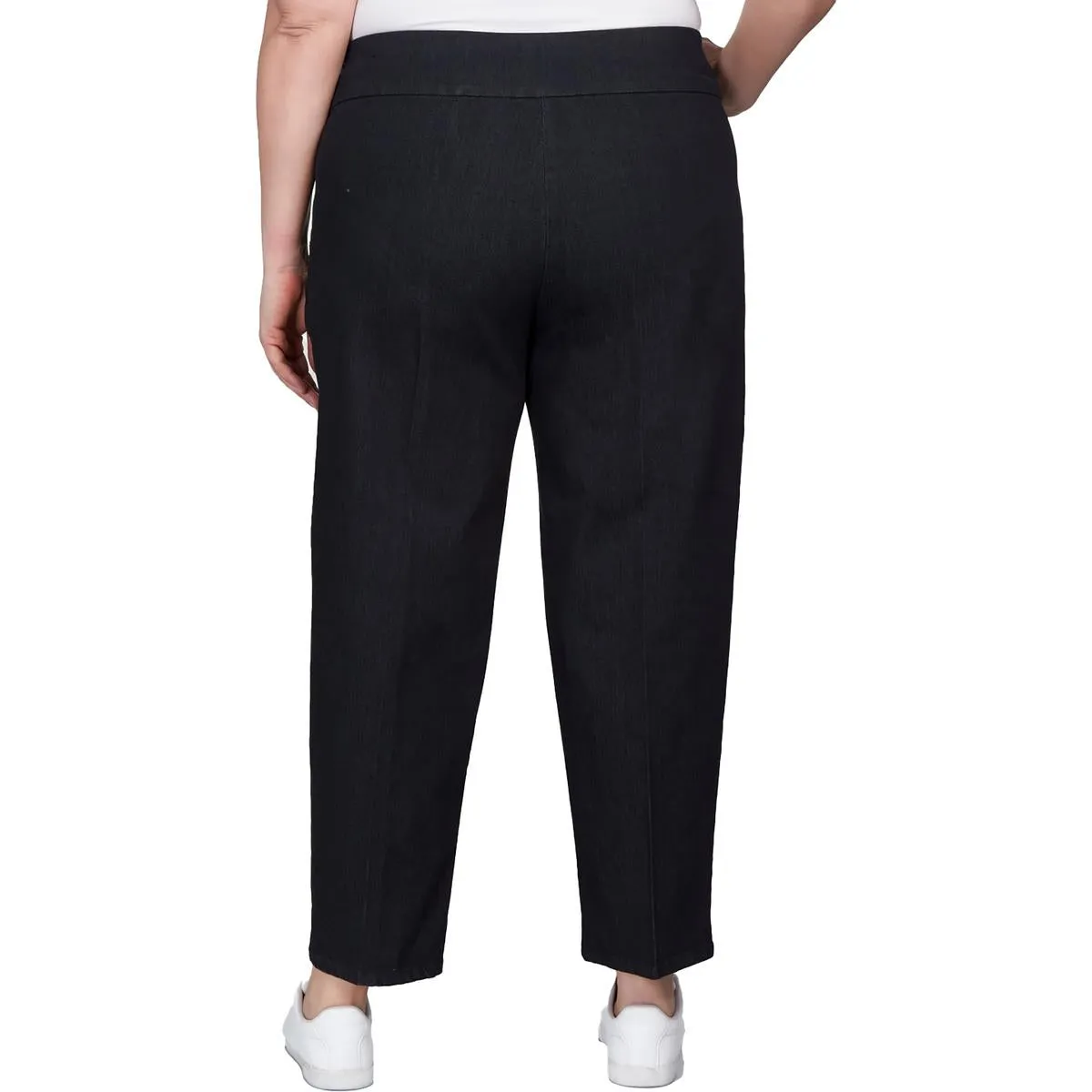 Alfred Dunner Damen Plus High Waist Stretch Jeans mit geradem Bein