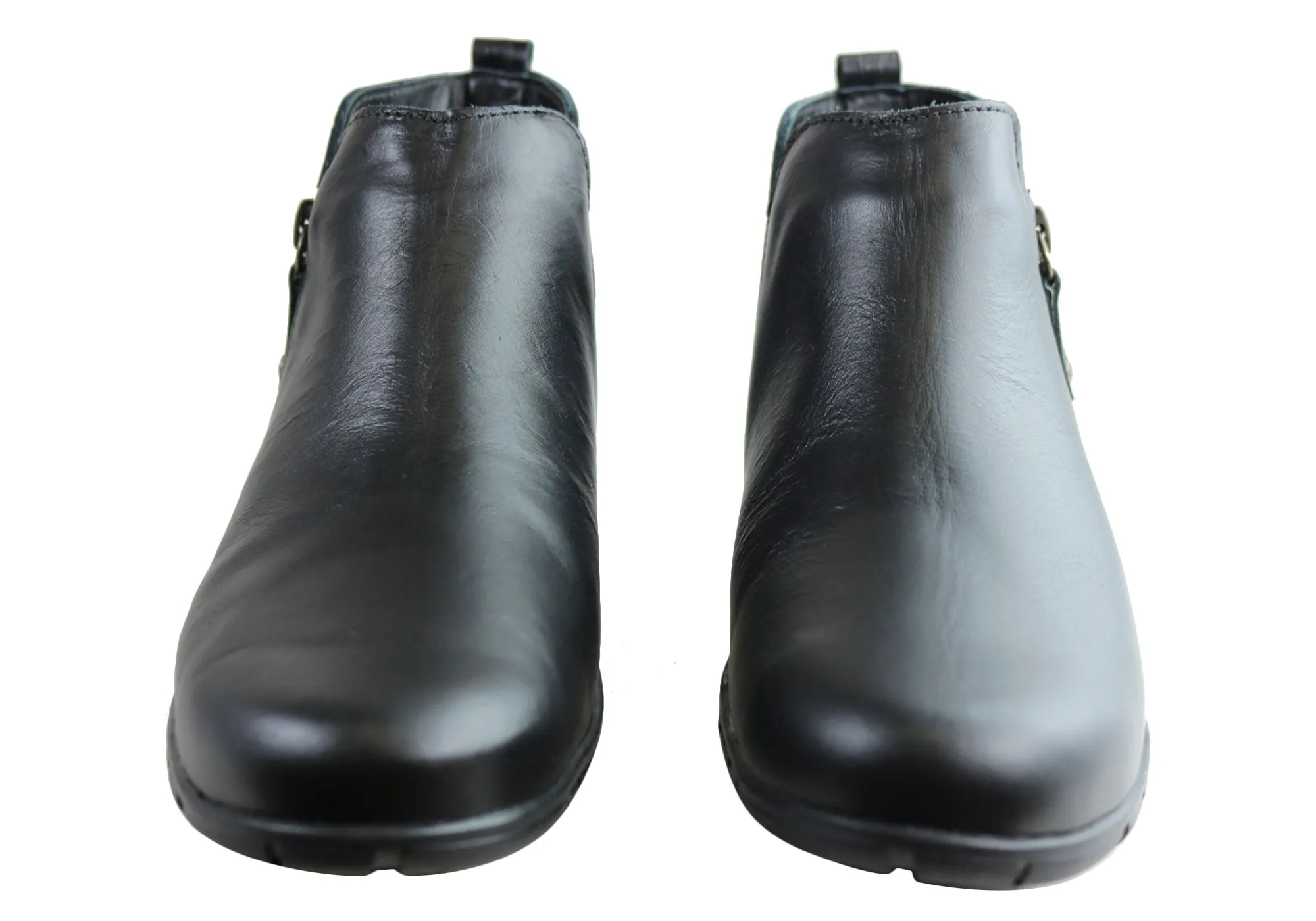 Andacco Central Damen Leder Bequeme Knöchelstiefel Hergestellt In Brasilien Andacco Schuhe