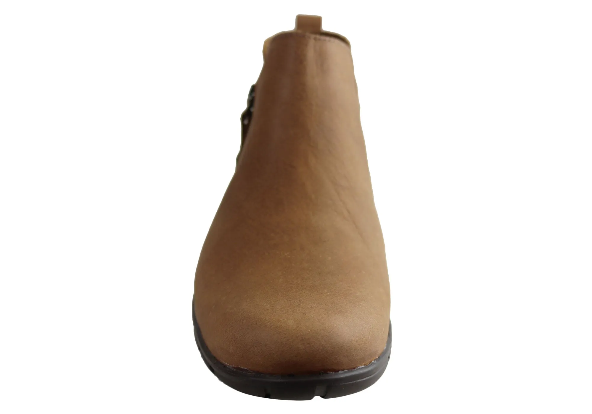 Andacco Central Damen Leder Bequeme Knöchelstiefel Hergestellt In Brasilien Andacco Schuhe