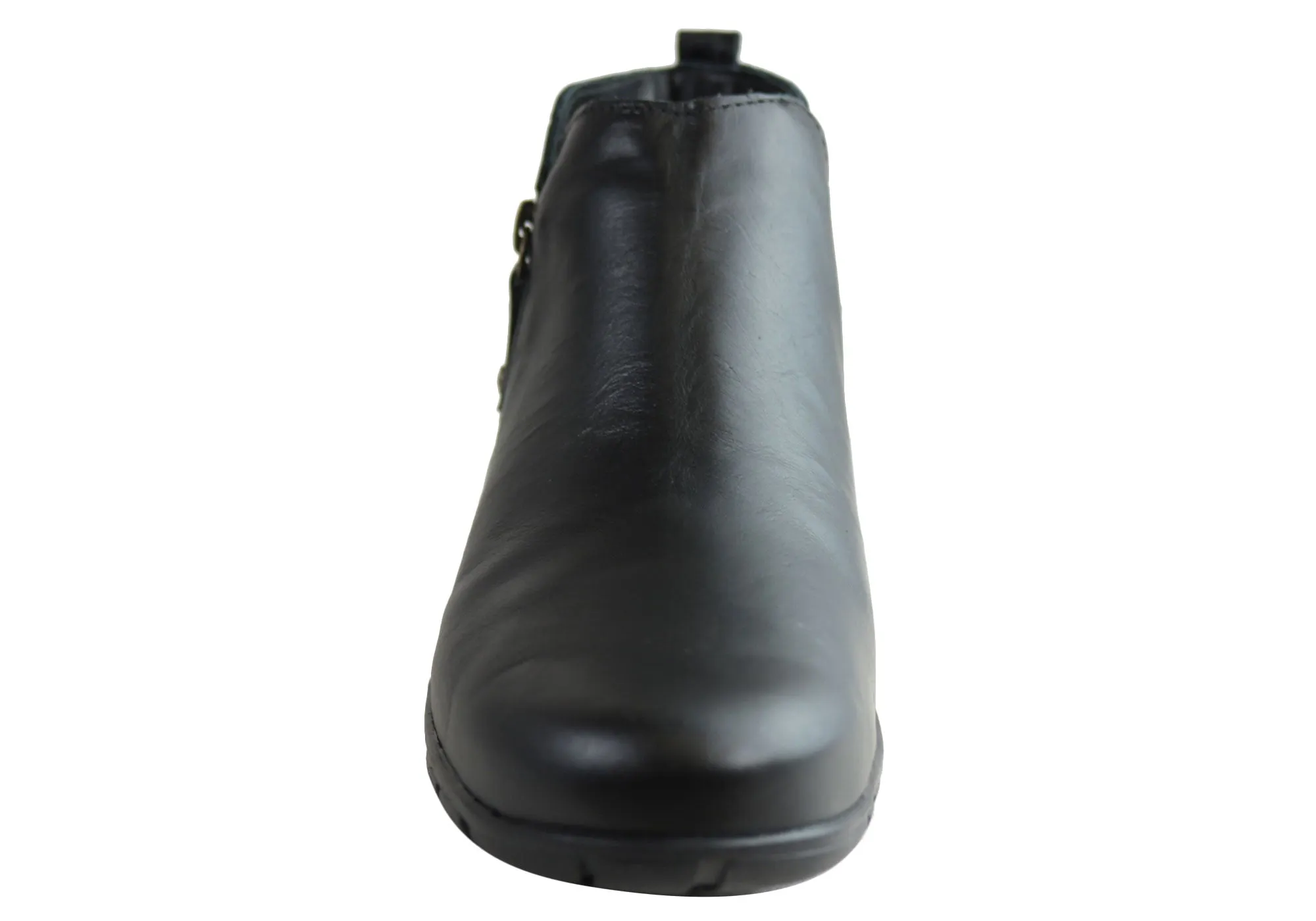Andacco Central Damen Leder Bequeme Knöchelstiefel Hergestellt In Brasilien Andacco Schuhe
