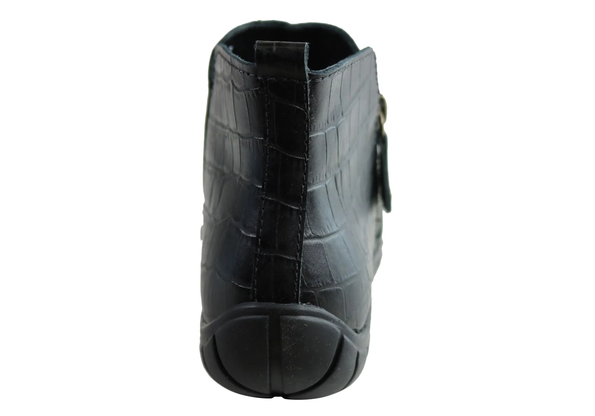 Andacco Central Damen Leder Bequeme Knöchelstiefel Hergestellt In Brasilien Andacco Schuhe