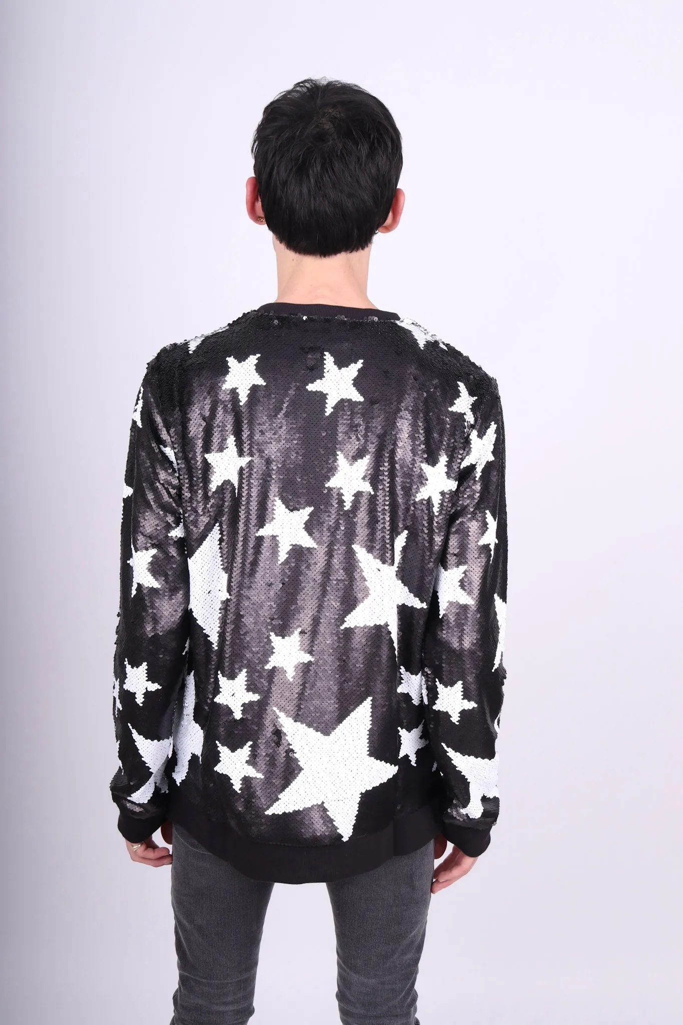 Any Old Iron Männer Glitzer Stern Sweatshirt