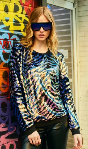 Jedes Alte Eisen Zebra Sweatshirt