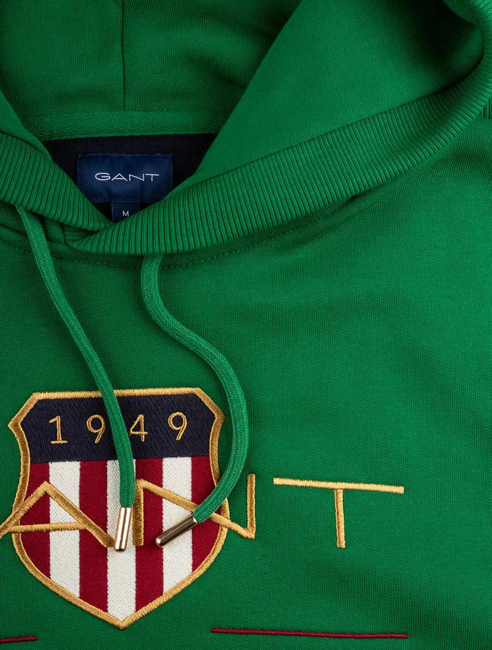 Archive Shield Hoodie Üppiges Grün