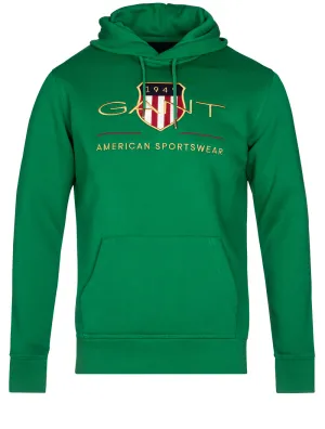 Archive Shield Hoodie Üppiges Grün