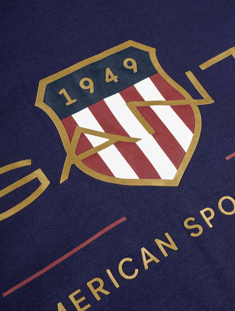 Archive Shield T-Shirt Abendblau
