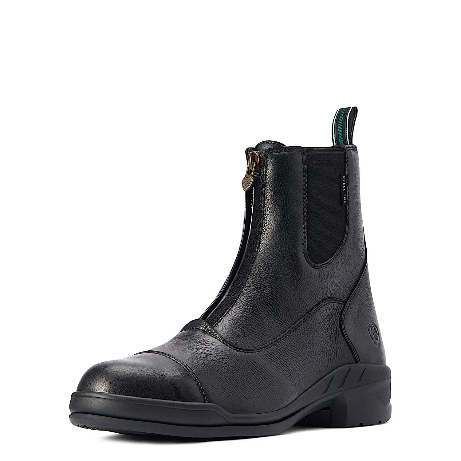 Ariat Herren Heritage IV Reißverschluss Paddock Stiefel mit Stahlkappe Schwarz Ariat Schuhe