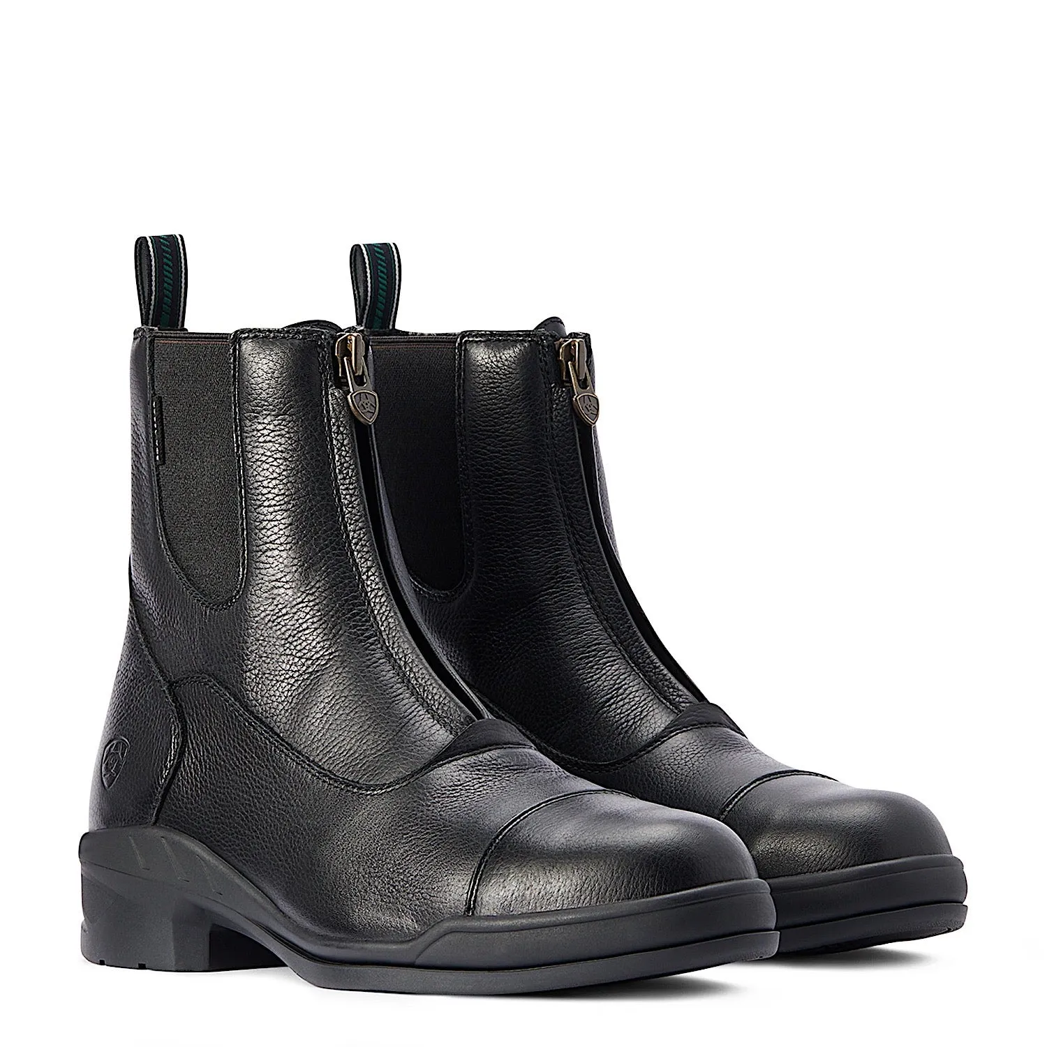 Ariat Herren Heritage IV Reißverschluss Paddock Stiefel mit Stahlkappe Schwarz Ariat Schuhe