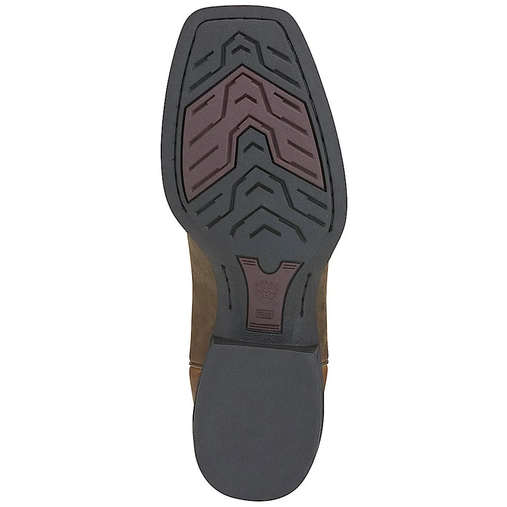 Ariat Herren Heritage Roper Breite Quadratische Zehe - Pulverbraun Ariat Schuhe