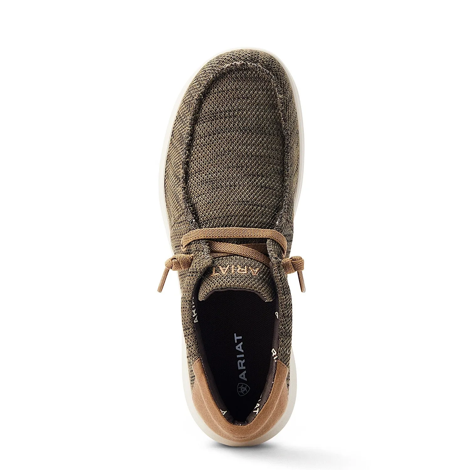 Ariat Herren Hilo Stretch Schnürschuhe in meliertem Oliv/Braun