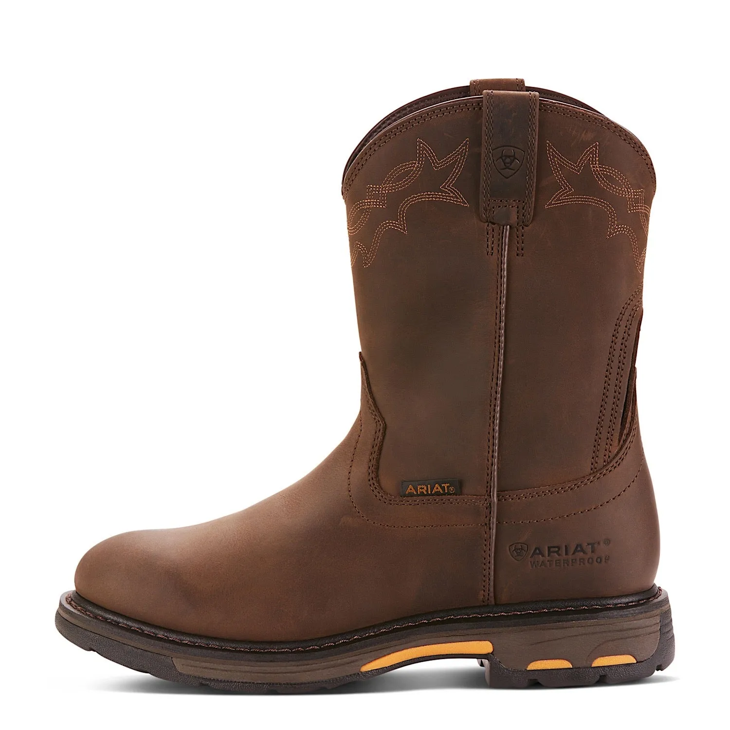 Ariat Herren Workhog Pull On H20 Ölig Vintage Braun Ariat Schuhe