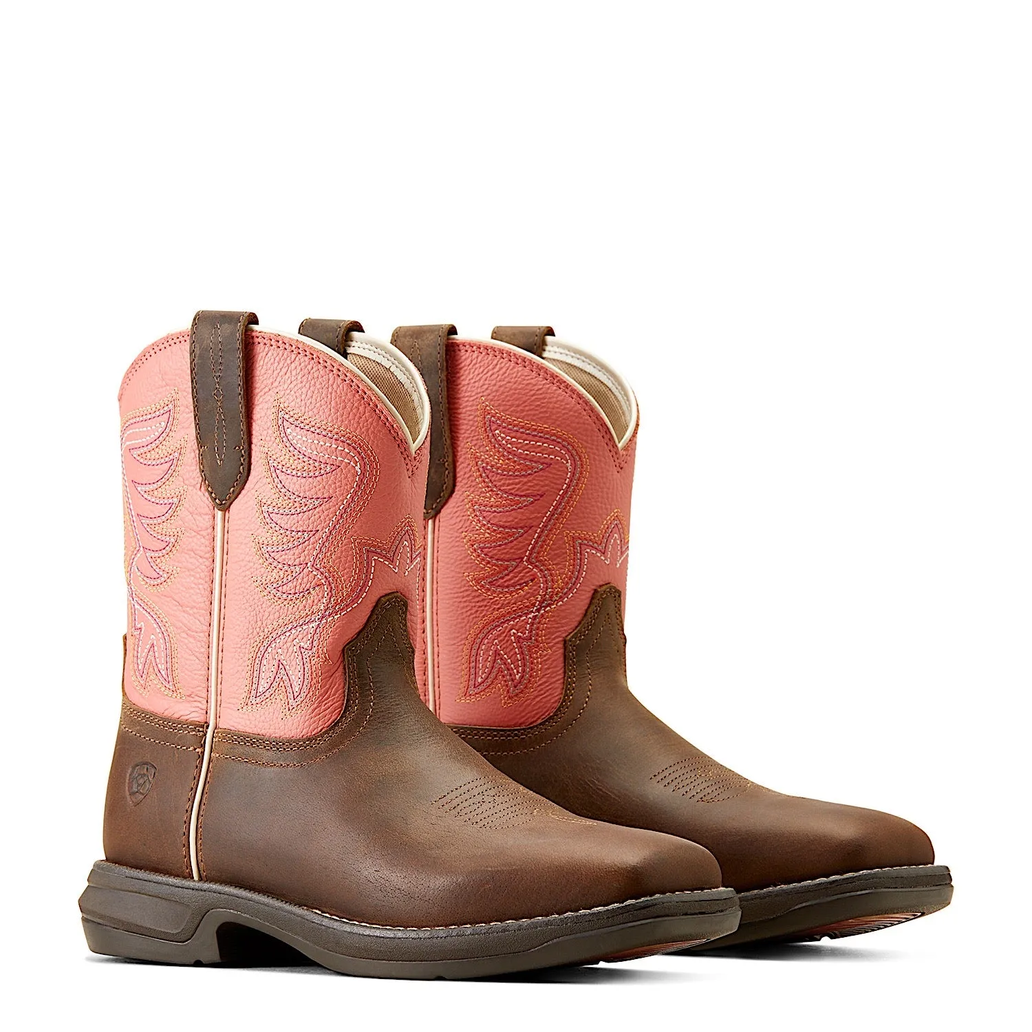 Ariat Damen Anthem Shortie Western Boot Myra Honigbiene/Kosmischer Korall Ariat Schuhe