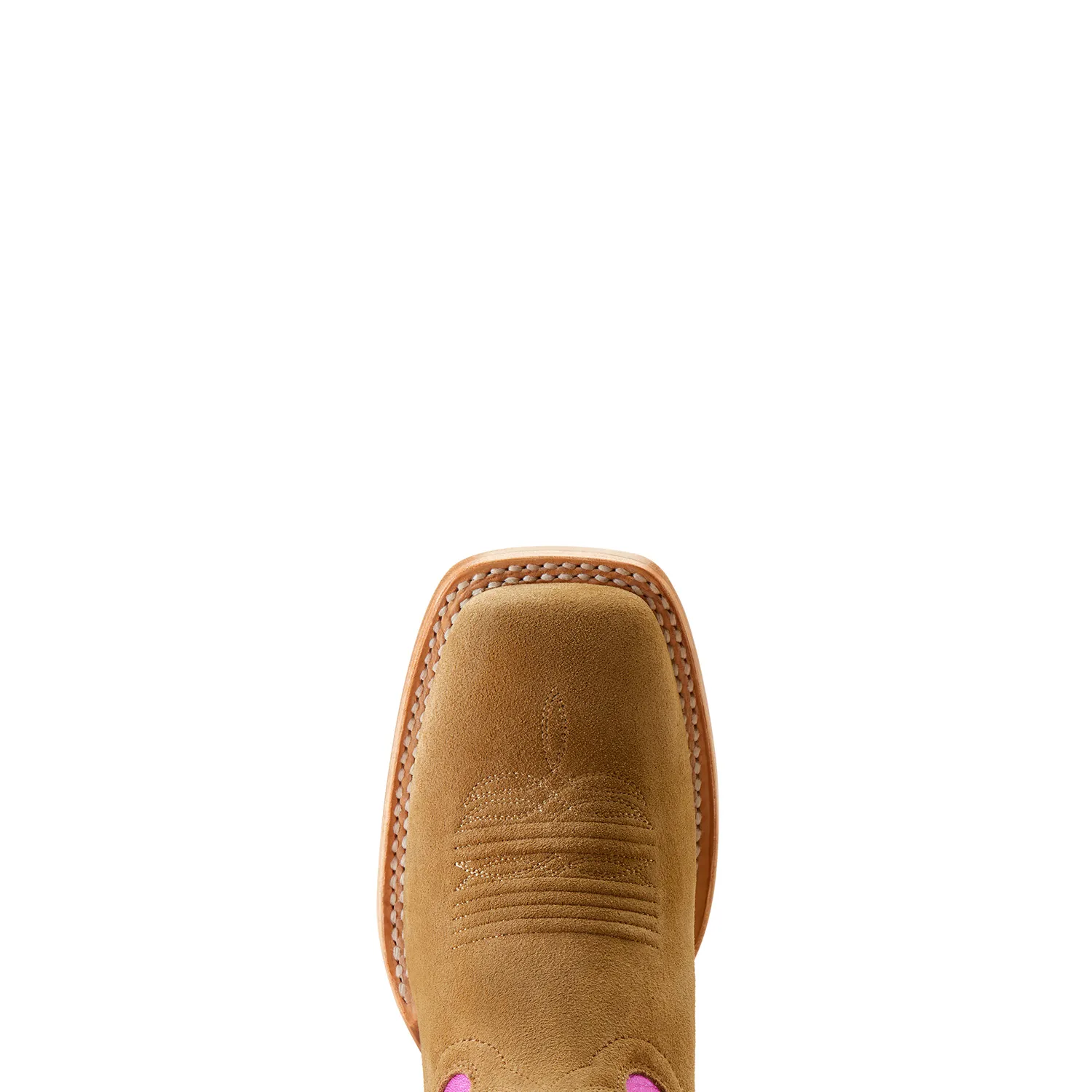 Ariat Damen Frontier Calamity Stiefel - Jane Dijon Roughout/Electric Raspberry Ariat Schuhe