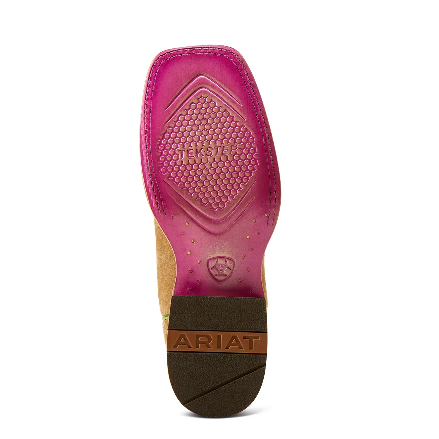 Ariat Damen Frontier Calamity Stiefel - Jane Dijon Roughout/Electric Raspberry Ariat Schuhe