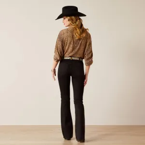 Ariat Damen Perfect Rise Ella Bootcut Jeans in Schwarz